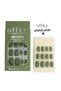 Office Adhesive Artificial Nails Light Green _19