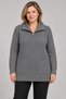 New Style Women's Mid-Age and Older Knit Zipper-Front Hattuş Mother Cardigan 2711