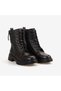 Women's 4.5 cm Rubber Sole Genuine Leather Lace-Up Boot 51430 - 3