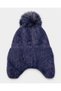 Soft Winter Women's Beanie with Fur-Lined Ears and Pom-Pom That Covers the Ears - 4