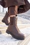 Women's Long Zip-Up Boots with Fleece Lining and Non-Slip Soles 23002 Z - 3