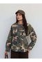 Camouflage Ruched Jacket - 4