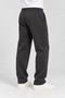 Men's Charcoal Grey 3-Ply Wide-Leg Baggy Winter Jersey Fleece-Lined Sweatpants - 7