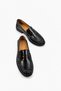 Maasy Women's Genuine Leather Loafers - Black Patent Leather
