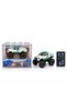 1:64 Scale Mini RC Off Road Pickup Monster Truck, 2.4GHz Remote Control Racing Car, 4 Channel Control, 3 Speed Settings, Big Wheels, Mini Rally Truck with Storage Case for Kids Ages 6+
