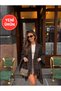Women's Plaid-Patterned Tasseled Poncho – Relaxed Fit Shawl Collar