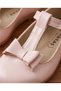 Girls' Orthopedic Ballet Flats with a bow detail under the toe - 4