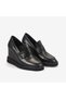 Women's PU Sole Genuine Leather 5cm Wedge Heel Casual Shoes 3001 - 3