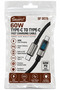 SF 0076 60W Type-C to Type-C Fast Charging Cable with LED Display - Black - 5