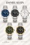 30-Meter Water-Resistant Custom-Designed Men's Wristwatch with Steel Bracelet and Calendar, Model VS.BLKT.1280 - 5