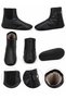 Genuine Sheepskin Socks: Winter Boots with Fur-Lined Insulation, Zipper, and Elastic Band - 4