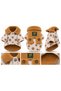 SMALL BREED - VERA PAWS Fur-Trimmed Spotted Dog Coat with Pockets - 3