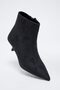 Women's Pointed Toe Thin Short Heeled Boots - 8
