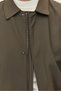 Men's Shirt Collar Straight Cut Seasonal Trench Coat - 7