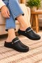 Closed Front Massage Sole Anatomical Soft Daily Slippers with Stones