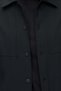 Men's Flat Button Shirt Jacket with Chest Pockets - 7