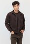 Men's Lightweight Unlined Coat with Striped Detail and No Lining - 2