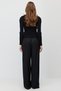 Women's Wide-Leg Satin-Finish Palazzo Pants - 5