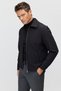Men's Zippered Slim Coat - 4