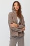 Women's Hooded Plush Fleece Sweatshirt - 5