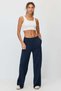 Women's Wide Leg Sweatpants with Elastic Waist - 4