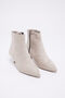 Women's Pointed Toe Thin Short Heeled Boots - 2