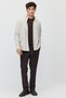 Men's Velvet Jogger Pants with Elastic Waistband - 3
