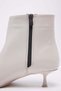 Women's Pointed Toe Thin Short Heeled Boots - 6