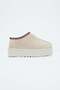 Women's Embroidered Suede Platform Boots