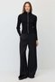 Women's Wide-Leg Satin-Finish Palazzo Pants - 2
