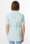 Women's Mint Green Ruched Waist Blouse with Button-Front Design 03342 - 4