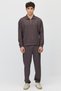 Men's Drawstring Sweatpants with Elastic Waistband - 2