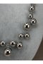 SHINY METAL BEADED MULTIPLE-DANGLE EYE-CATCHING MODERN DESIGN WOMEN'S NECKLACE - 2