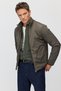 Men's Stand Collar Zippered Seasonal Coat - 3