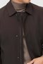 Men's Shirt Collar Straight Cut Seasonal Trench Coat - 7