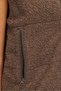 Women's Plush Mock Neck Vest with Pockets - 7