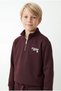 Boy's Half-Zip High-Neck Sweatshirt - 4