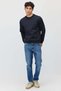 Men's Crew Neck Basic Sweatshirt - 7