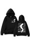 Michael Jackson Printed 3-Ply Cotton Oversized Sweatshirt with Brushed Inside Hem
