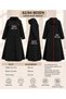 WOMEN'S BATTAL SIZE COTTON JERSEY HOODED SWEATSHIRT WITH SNAP CLOSURE - 5