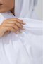 Stitched Krunchi Scarf-White - 4