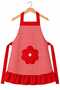 Daisy-Print Kitchen Apron (Water-Repellent and Stain Resistant Fabric) - 3