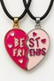Best Friends Figurine Pair Necklace – Multicolored Pair Necklace - 3
