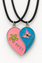 Best Friends Figurine Pair Necklace – Multicolored Pair Necklace - 2