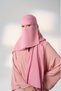 Mask with a Pink Veil.