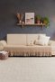 Leylani Ruffled Sofa Cover | Vintage Sofa, Divan, Daybed, and Armchair Cover - Bedspread | 95 x 210 cm - 2
