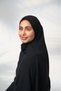 Japanese Plain Abaya Design - Black - 7
