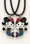 Best Friends Figurine Pair Necklace – Multicolored Pair Necklace - 2