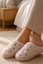 Women's Polka Dot, Quiet, Thick Sole House Slippers. Winter Slippers - 3