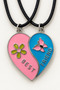Best Friends Figurine Pair Necklace – Multicolored Pair Necklace - 3